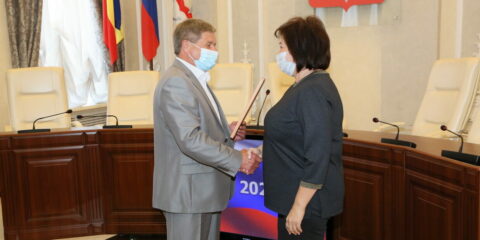 Благодарностью губернатора Ростовской области награждены председатели избирательных комиссий Волгодонска